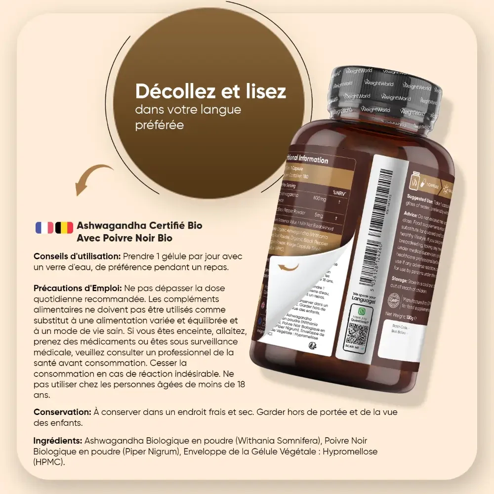 Ashwagandha Bio avec Poivre noir - Image 7