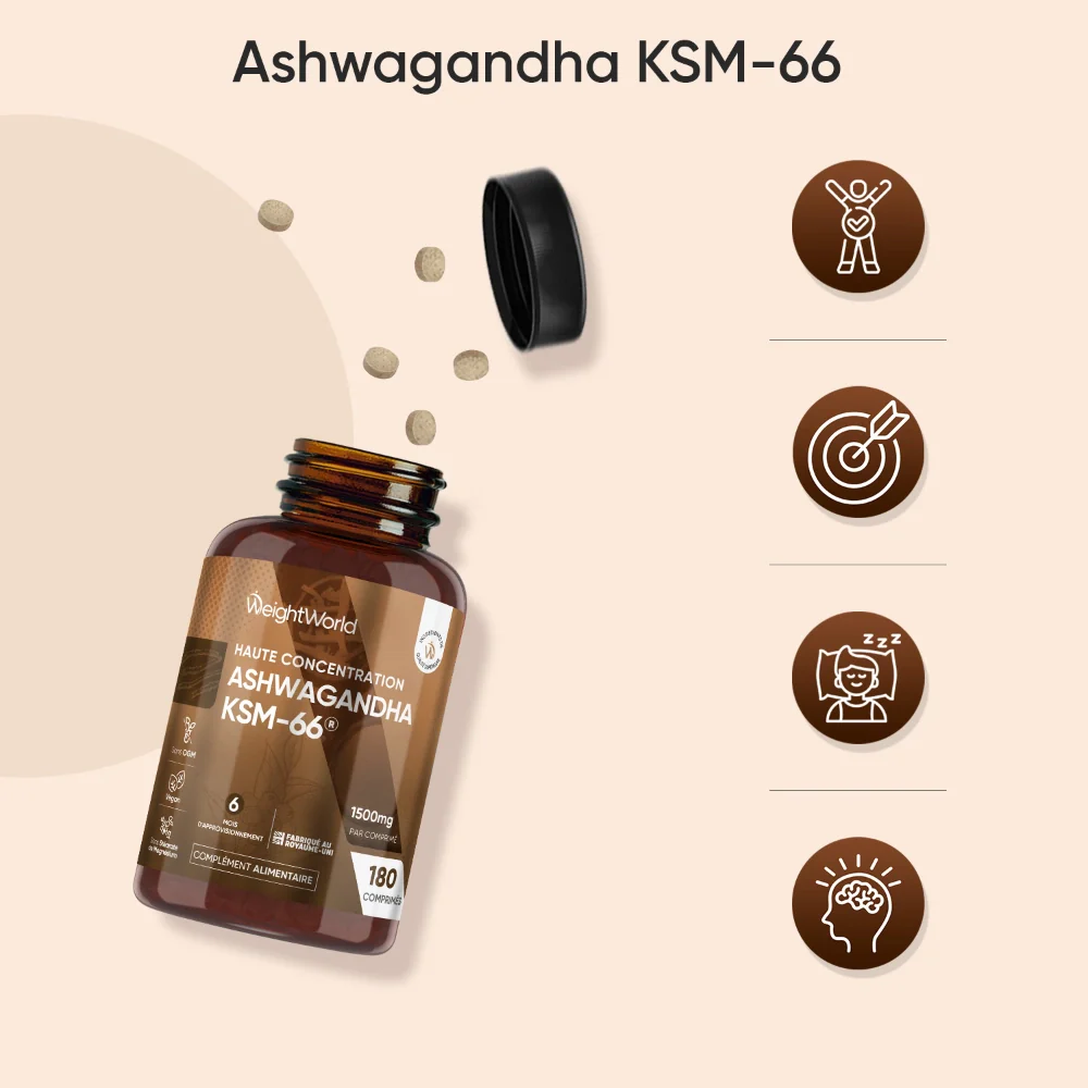 Ashwagandha KSM-66 en comprimés - Image 3