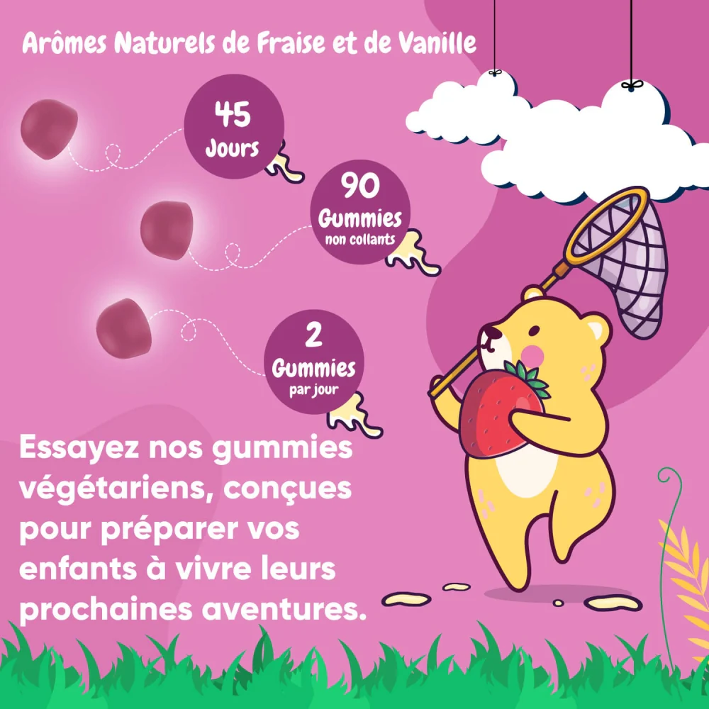 Calcium et Vitamine D3 en gummies pour enfants - Image 3