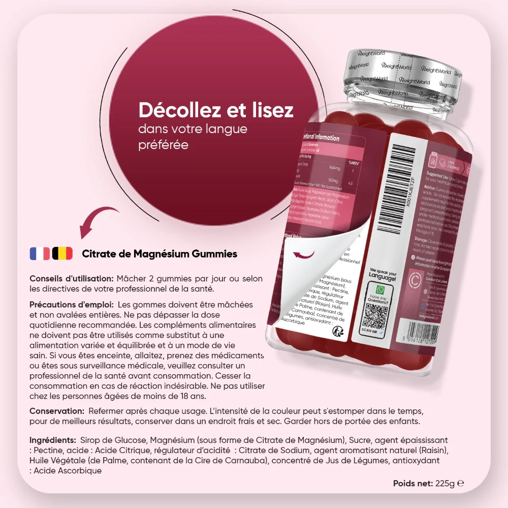 Citrate de Magnésium en Gummies - Image 4