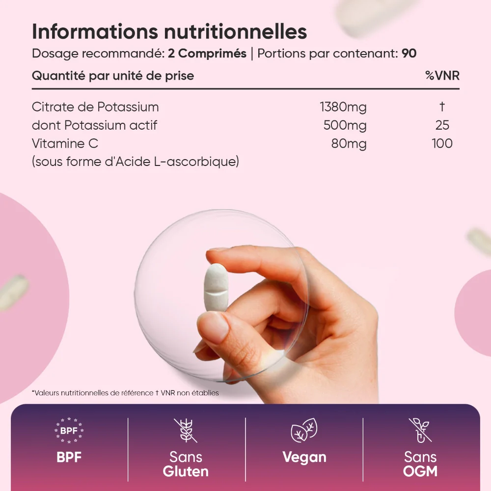 Citrate de Potassium avec Vitamine C - Image 5