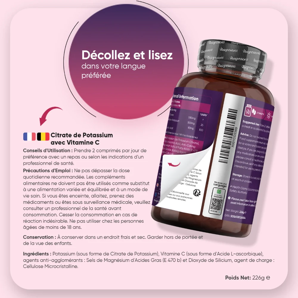 Citrate de Potassium avec Vitamine C - Image 7