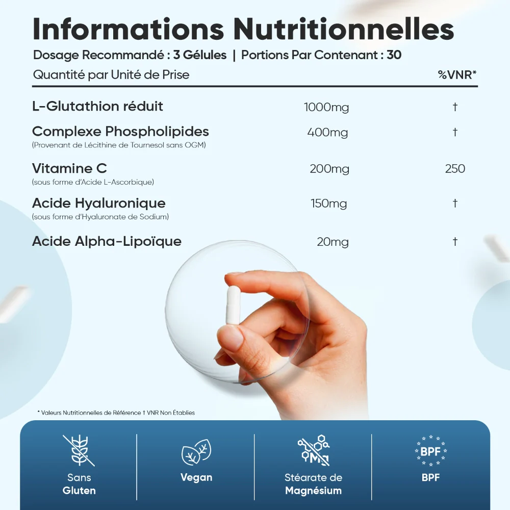 Complexe de L-Glutathion Liposomal Réduit (GSH) - Image 4