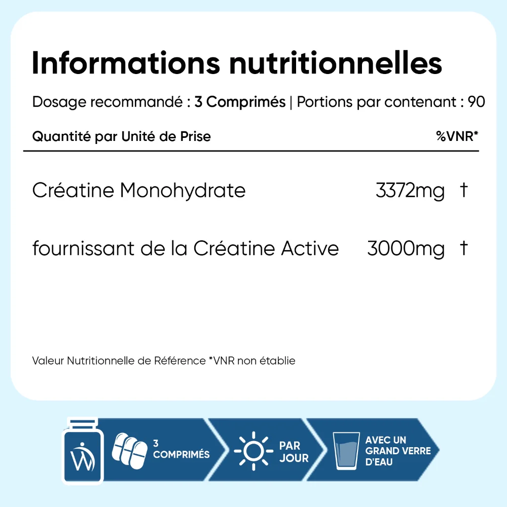 Créatine Monohydrate en comprimés - Image 6