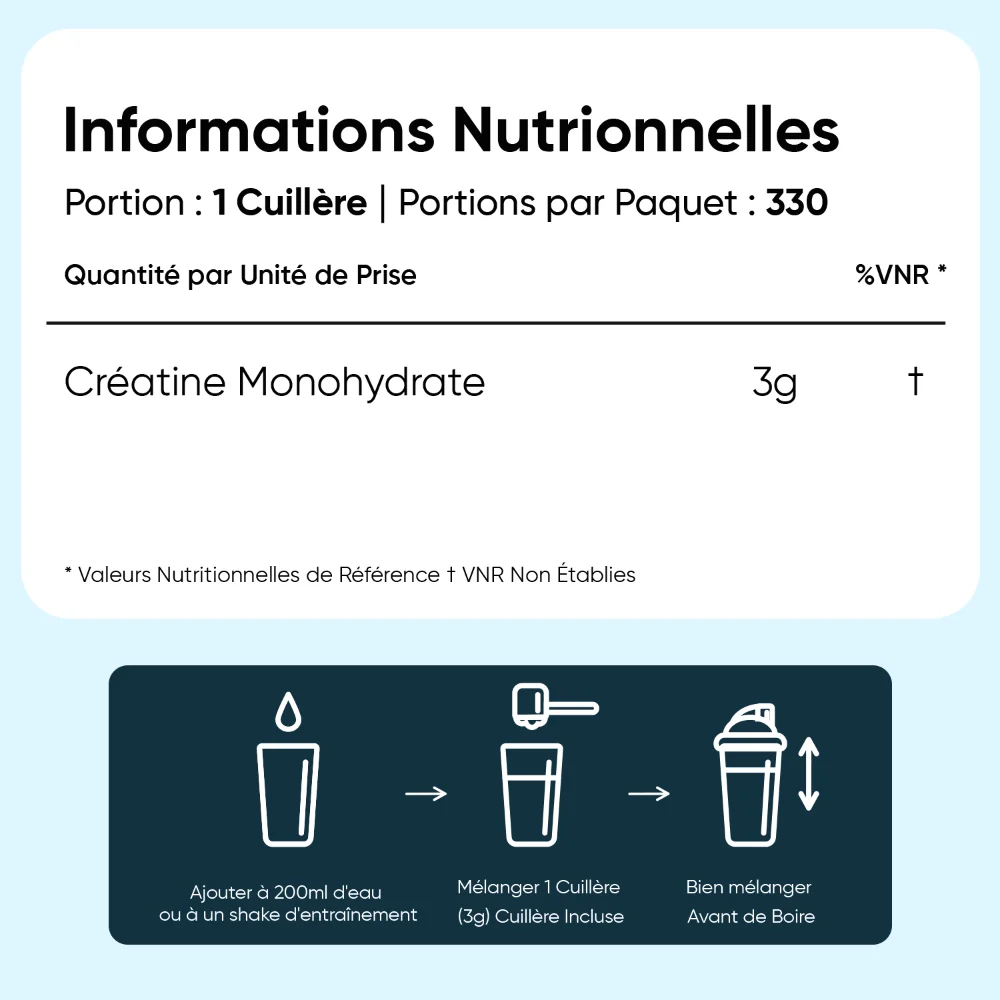 Créatine Monohydrate en poudre micronisée 100% pure - Image 13