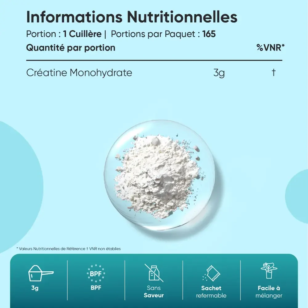Créatine Monohydrate en poudre micronisée 100% pure - Image 21