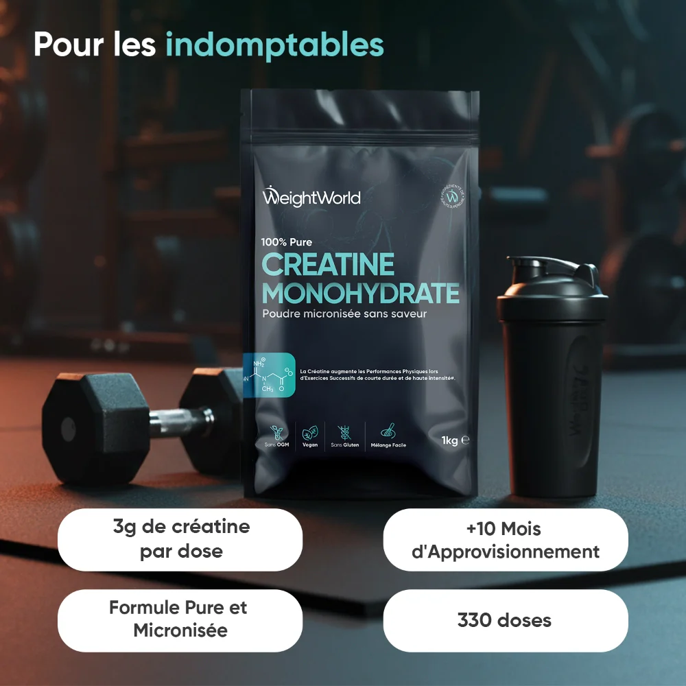 Créatine Monohydrate en poudre micronisée 100% pure - Image 9
