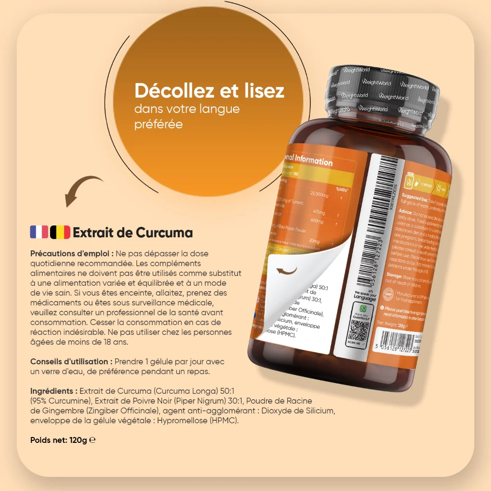 Curcumine avec Gingembre & Poivre Noir - Image 6