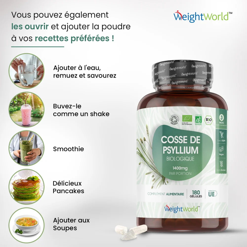 Enveloppe de Psyllium Bio - Image 4