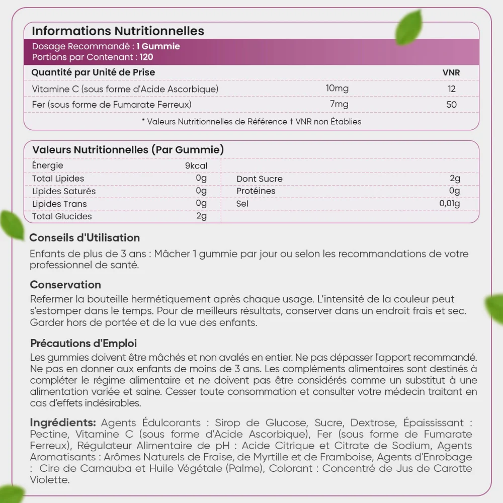 Fer et Vitamine C en Gummies - Image 7
