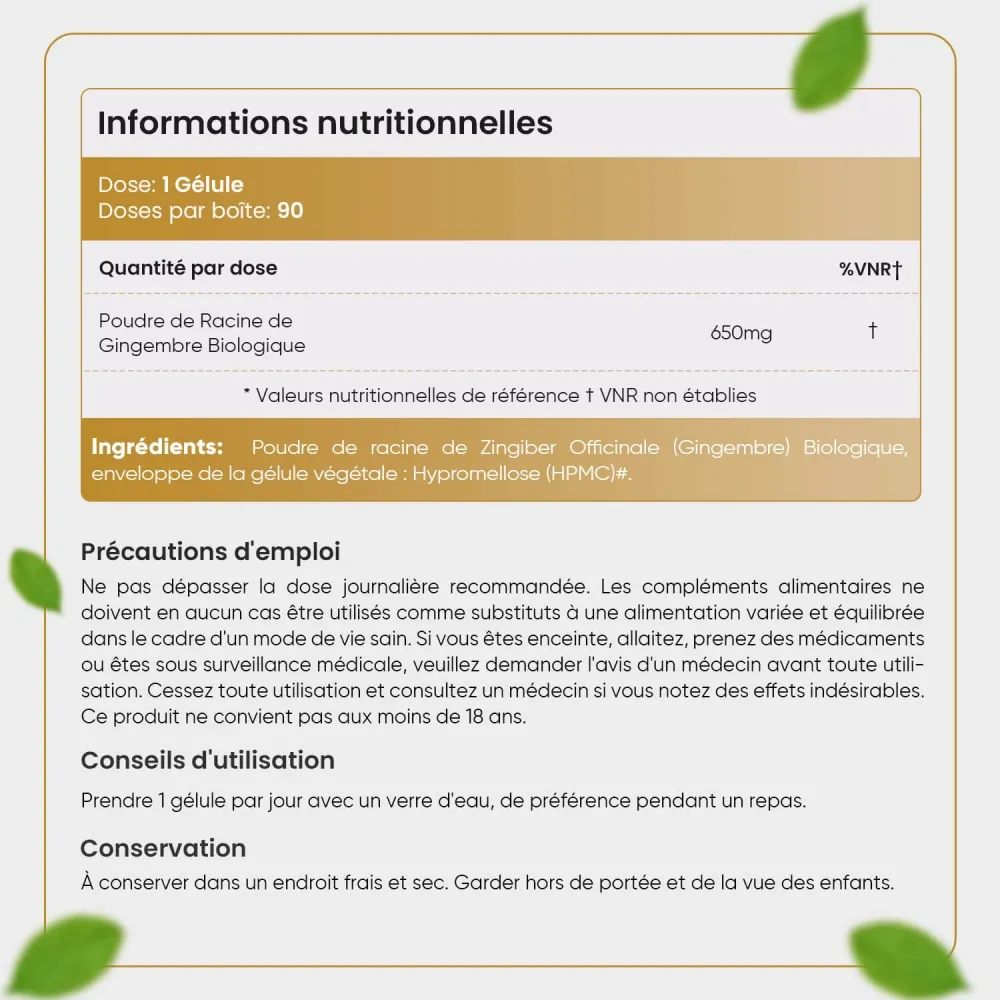 Gingembre Bio en Gélules - Image 6