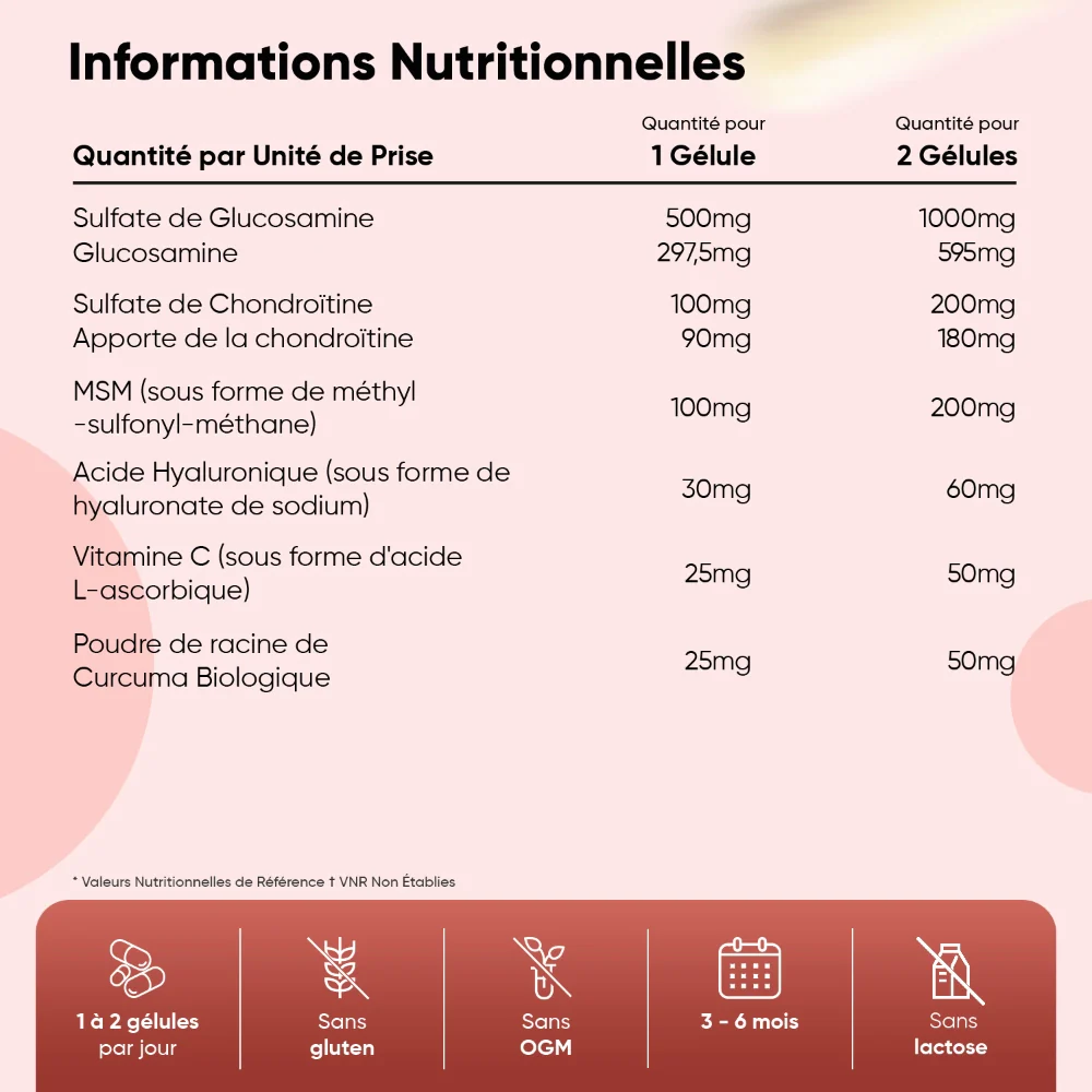 Glucosamine Chondroïtine & MSM en Gélules - Image 5