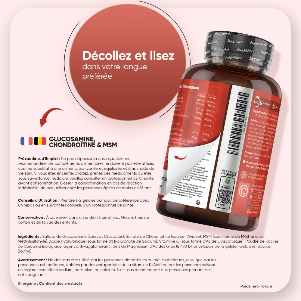 Glucosamine Chondroïtine & MSM en Gélules - Image 6