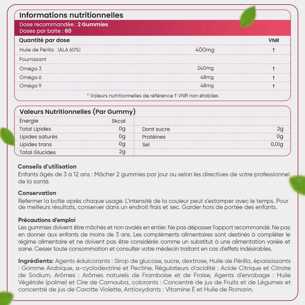 Gummies Omega 3-6-9 pour Enfants - Image 6