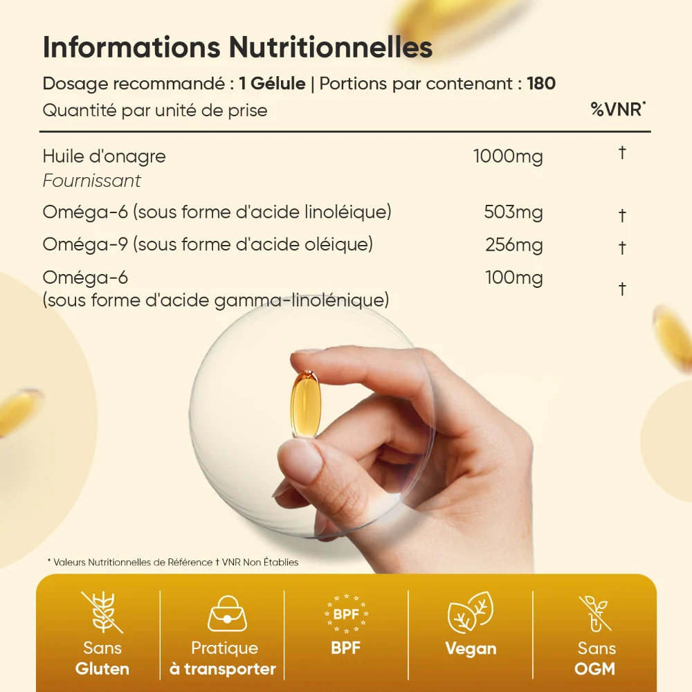 Huile d'Onagre en Capsules molles - Image 6