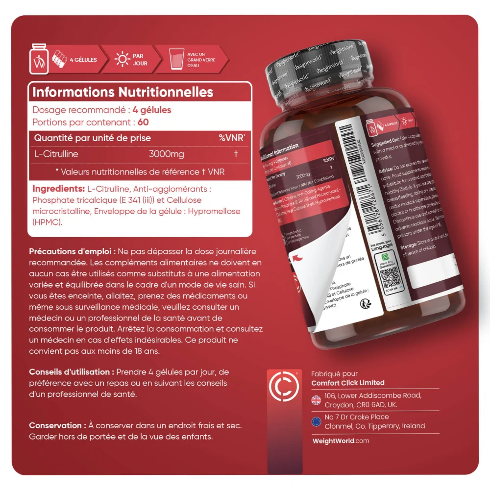 L-Citrulline 3000 mg - Image 4