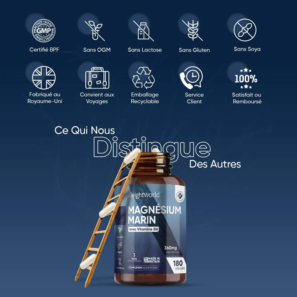 Magnésium Marin avec Vitamine B6 - Image 5