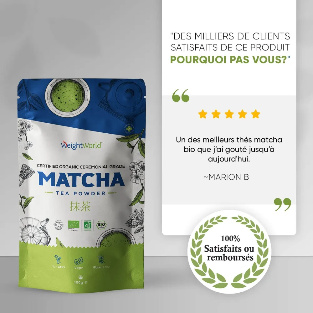 Matcha Cérémonial Bio en Poudre - Image 4