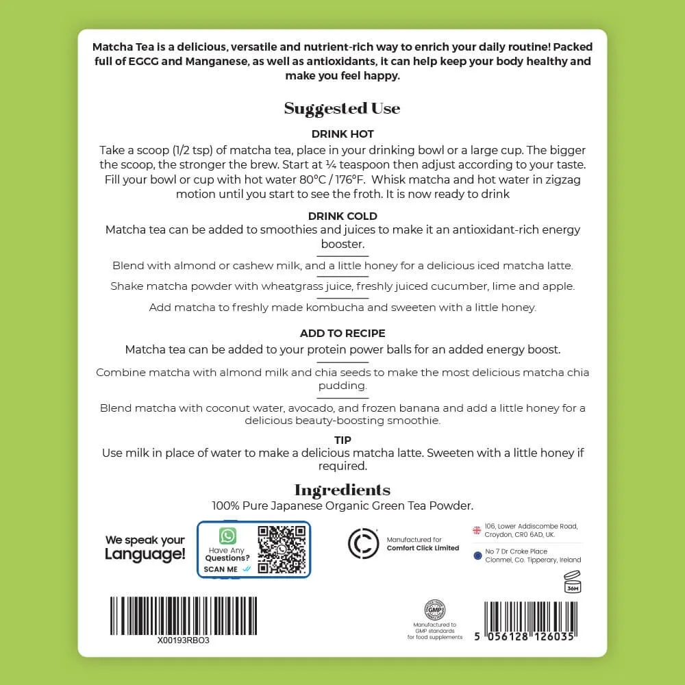 Matcha Cérémonial Bio en Poudre - Image 6