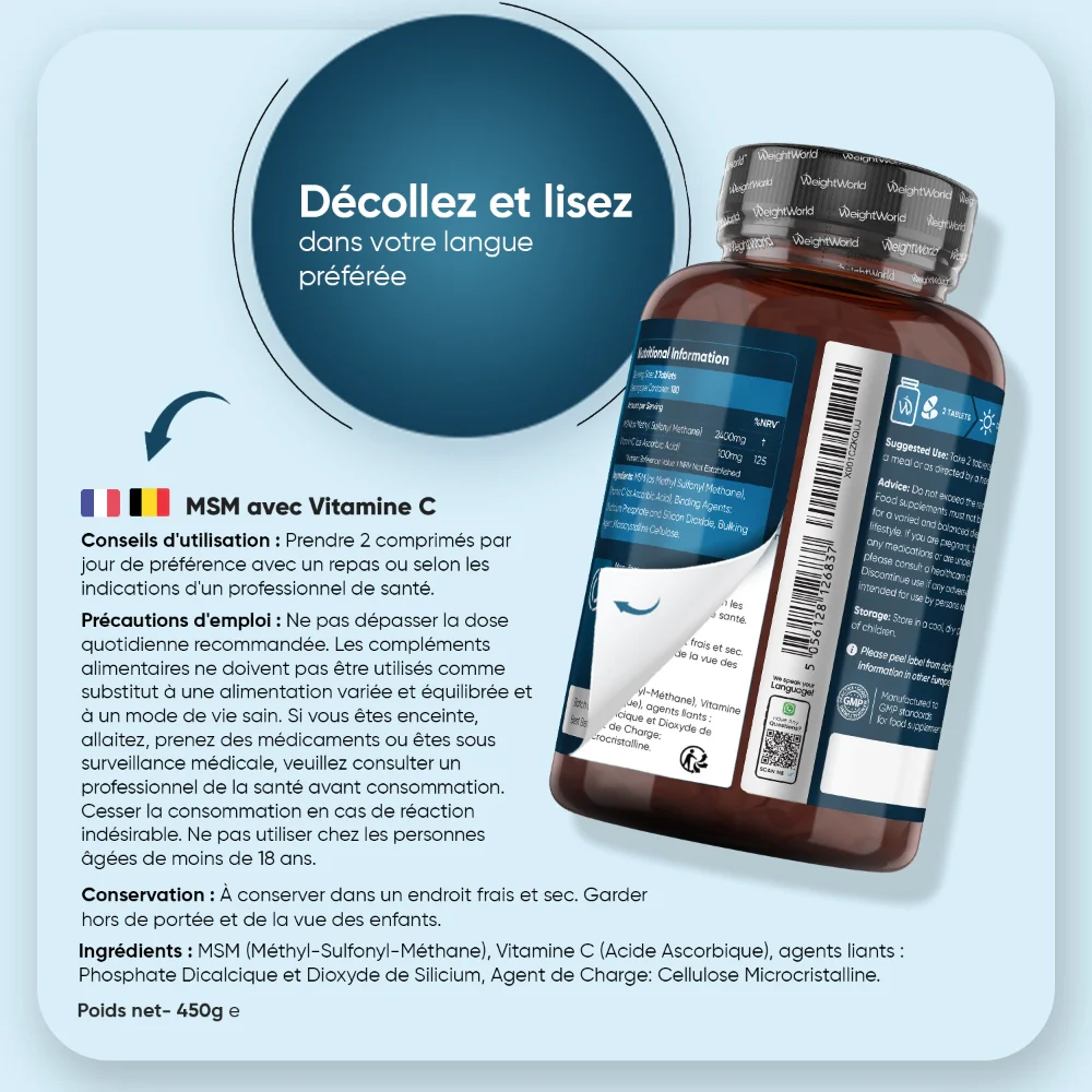 MSM avec Vitamine C - Image 4