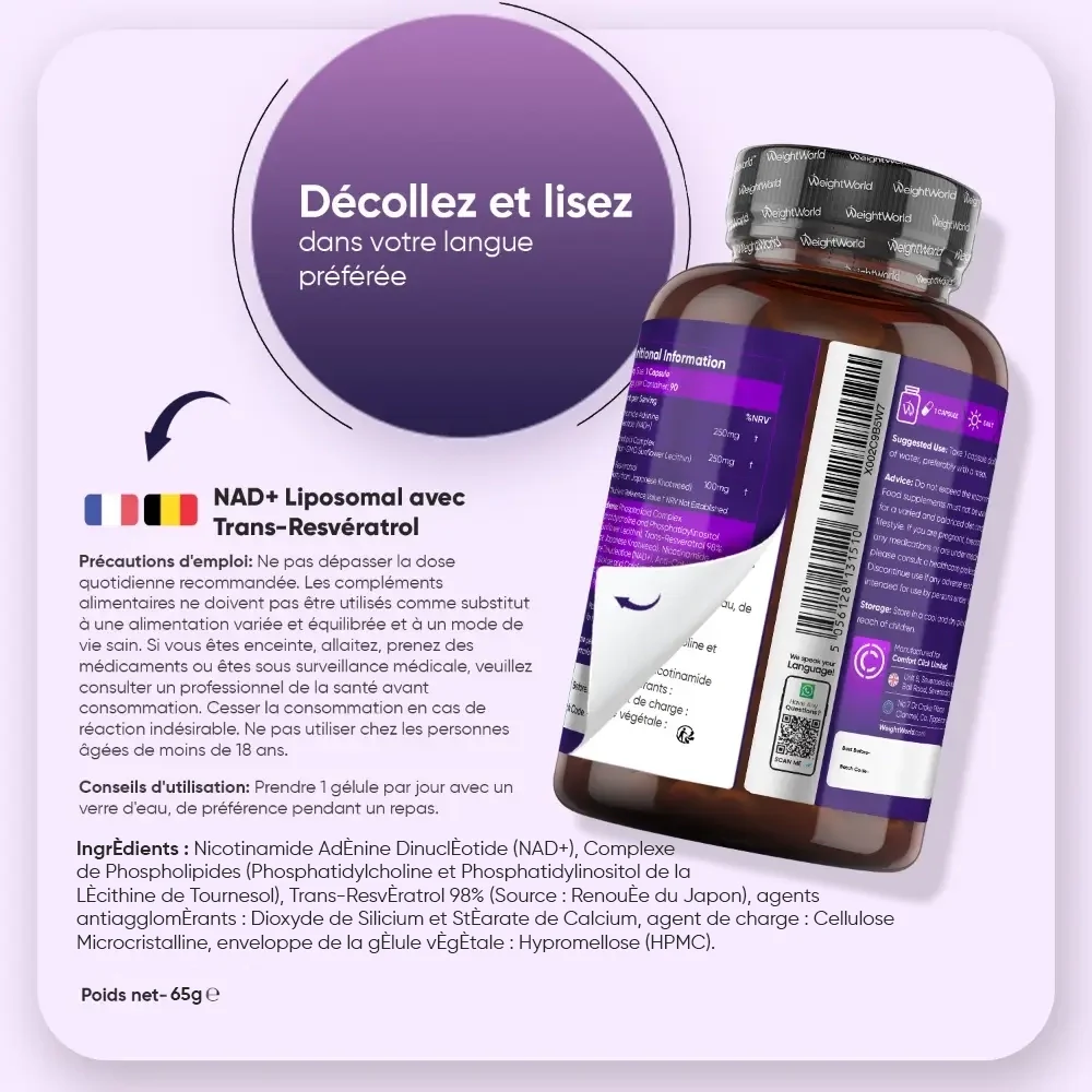 NAD+ & Resvératrol – Formule Liposomale - Image 6