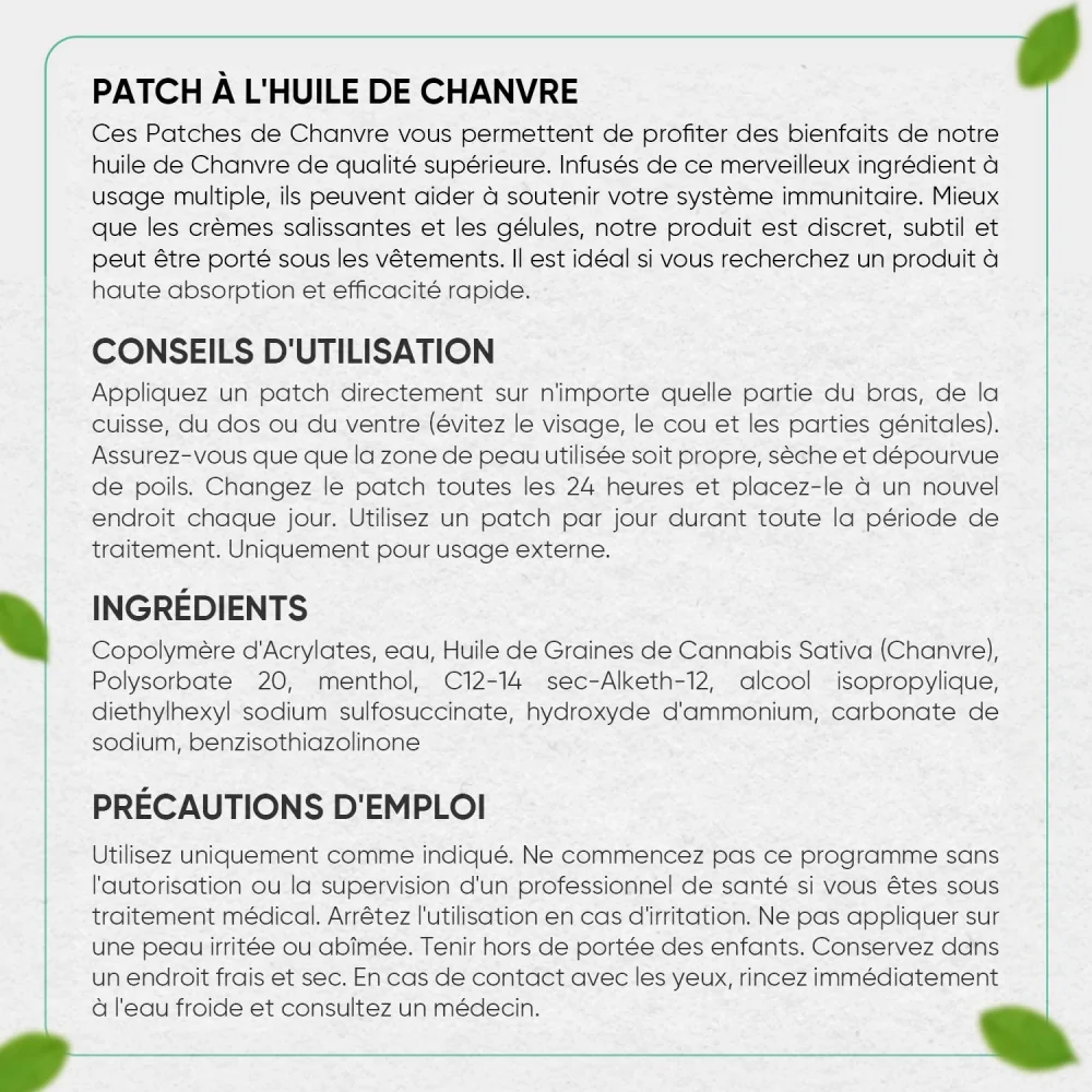 Patchs de chanvre - Image 7