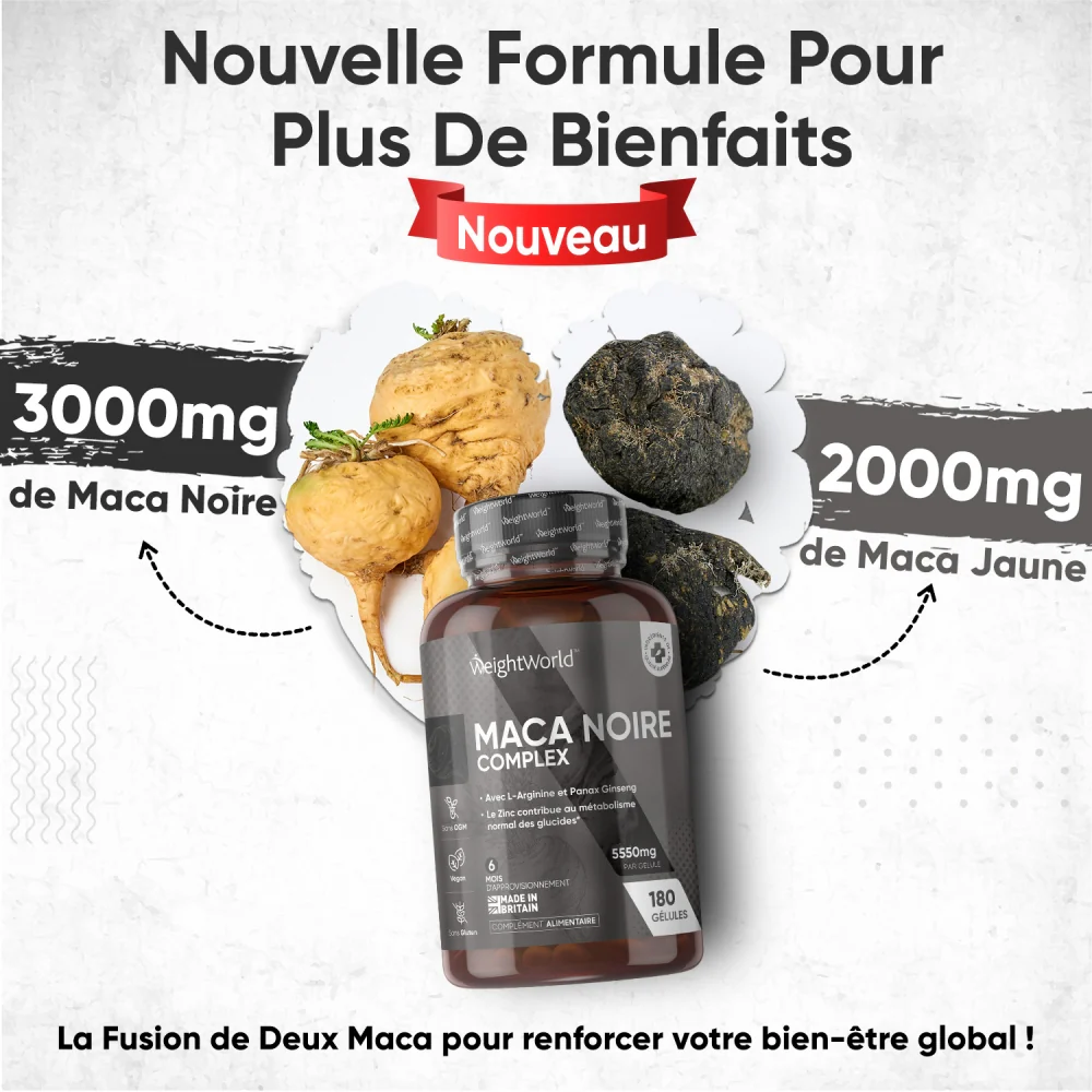 Racine de Maca Noire 5550mg - Image 3