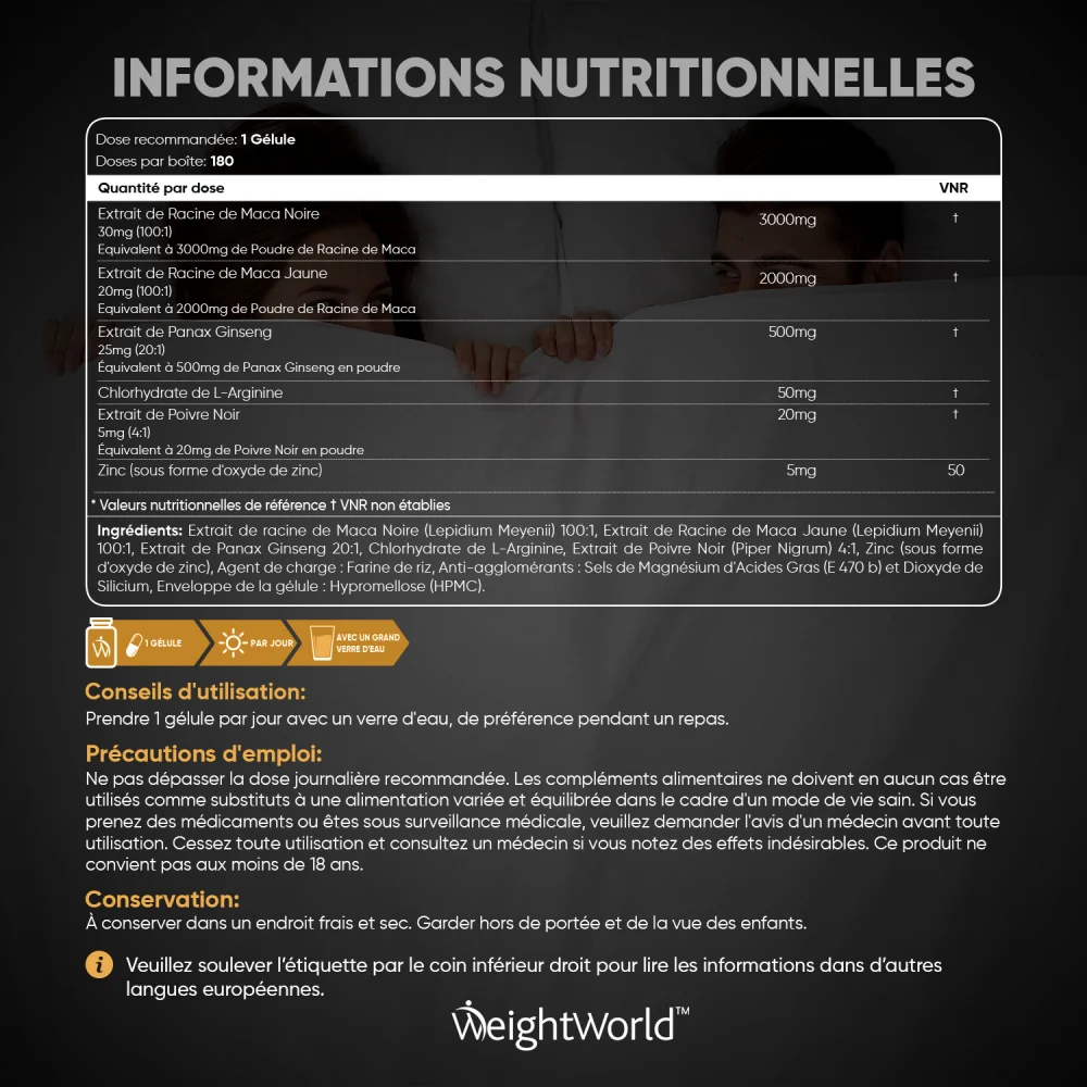 Racine de Maca Noire 5550mg - Image 6