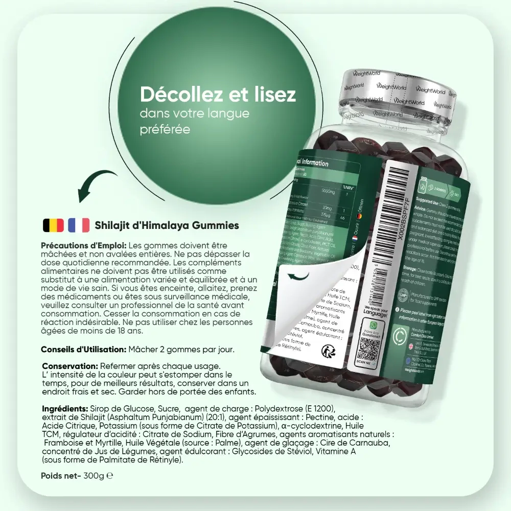 Shilajit d'Himalaya en Gummies - Image 5