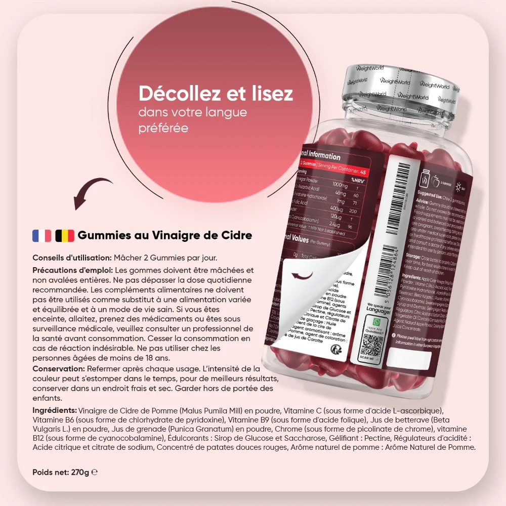Vinaigre de Cidre de Pomme en Gummies - Image 6