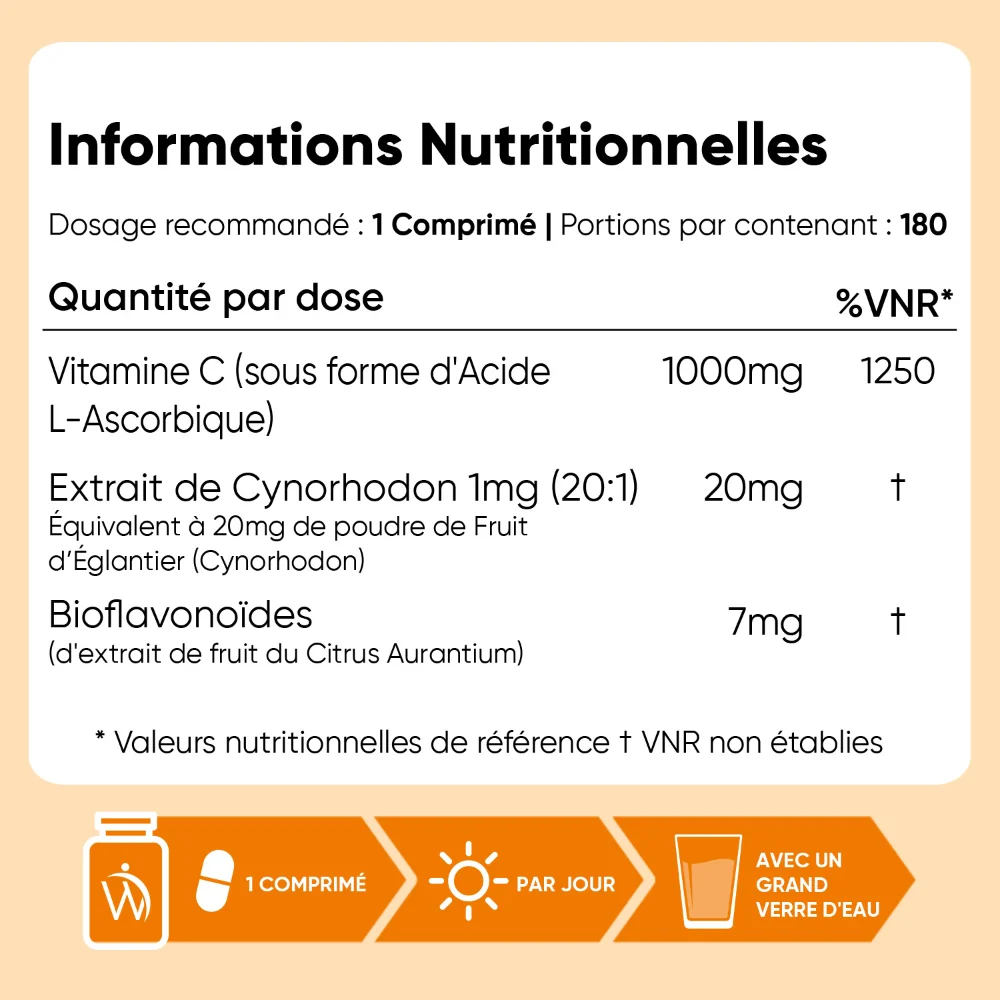 Vitamine C avec Cynorrhodon et Bioflavonoïdes - Image 7