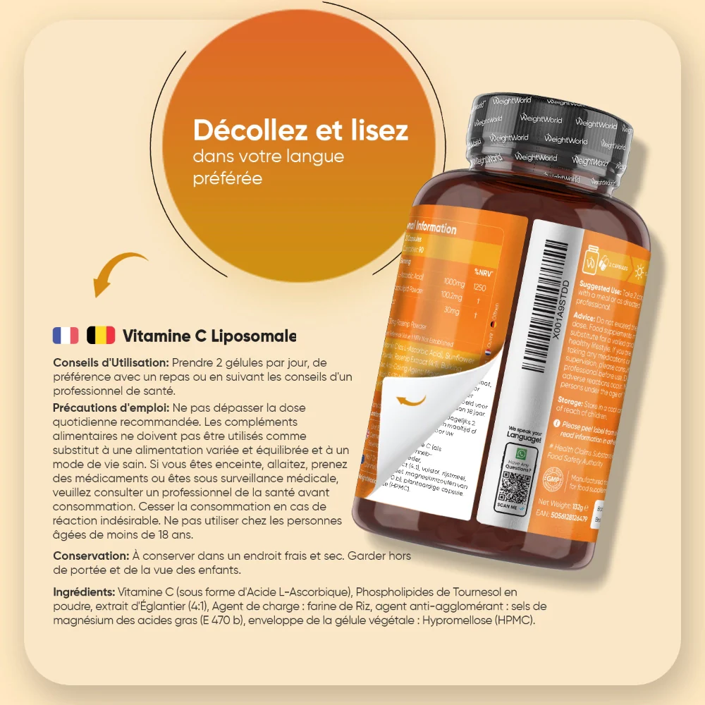 Vitamine C Liposomale en Gélules - Image 7