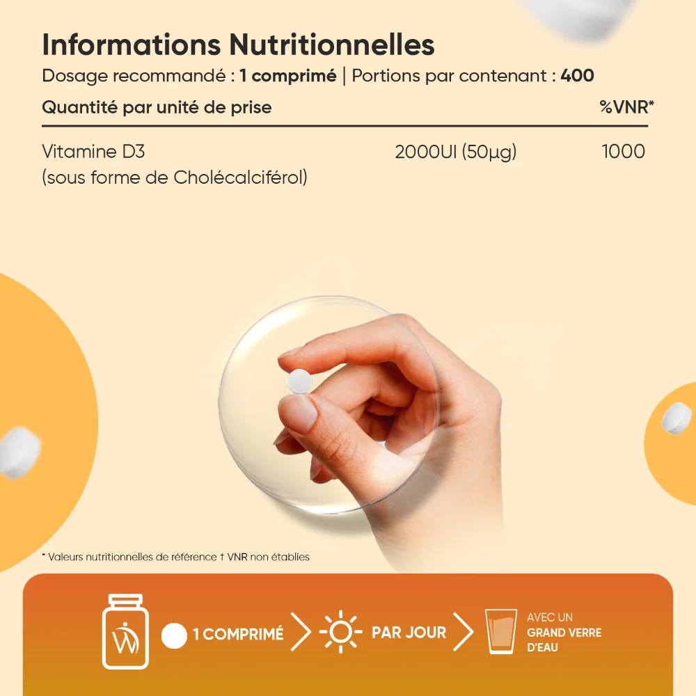 Vitamine D3 2000 UI - Image 3