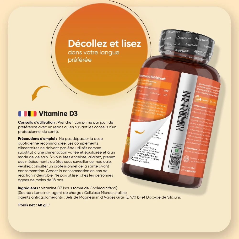 Vitamine D3 2000 UI - Image 4