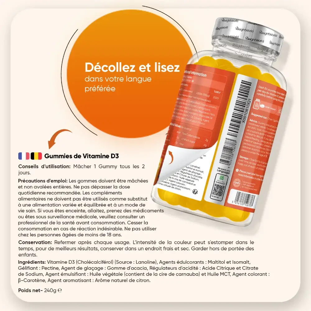 Vitamine D3 en Gummies - Image 6