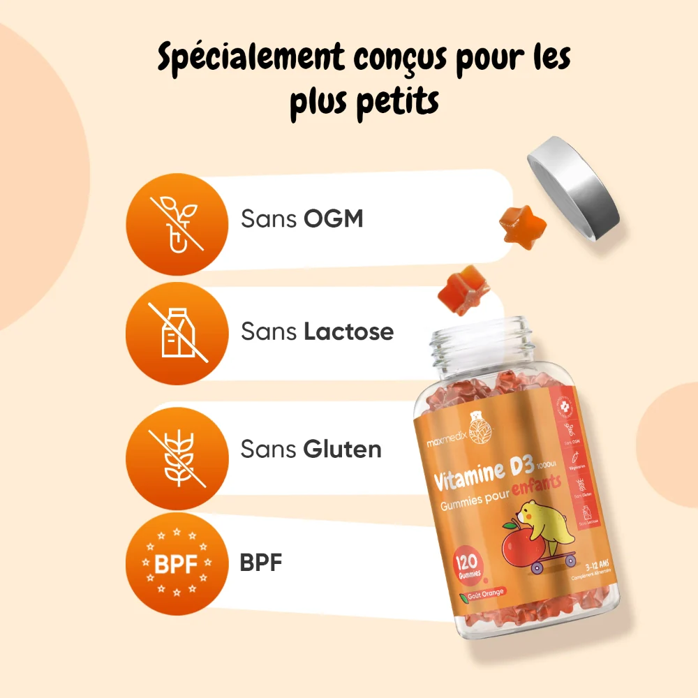 Vitamine D3 en Gummies pour Enfants - Image 3