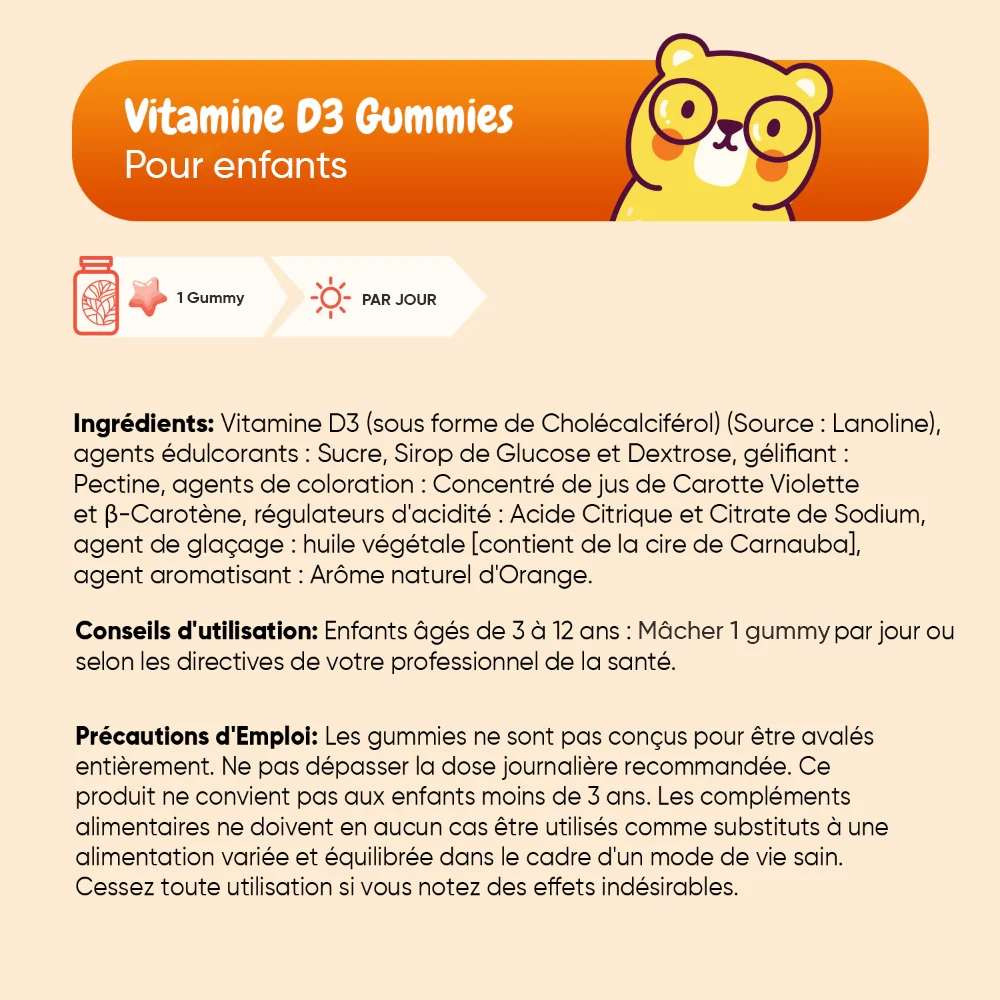 Vitamine D3 en Gummies pour Enfants - Image 6