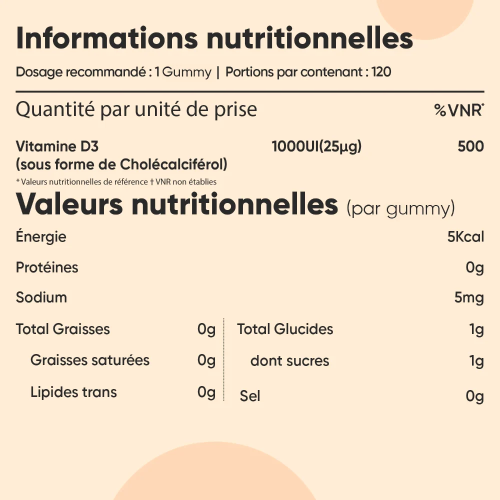 Vitamine D3 en Gummies pour Enfants - Image 7